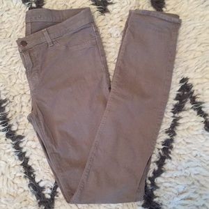 Khaki J Brand Skinny Jeans